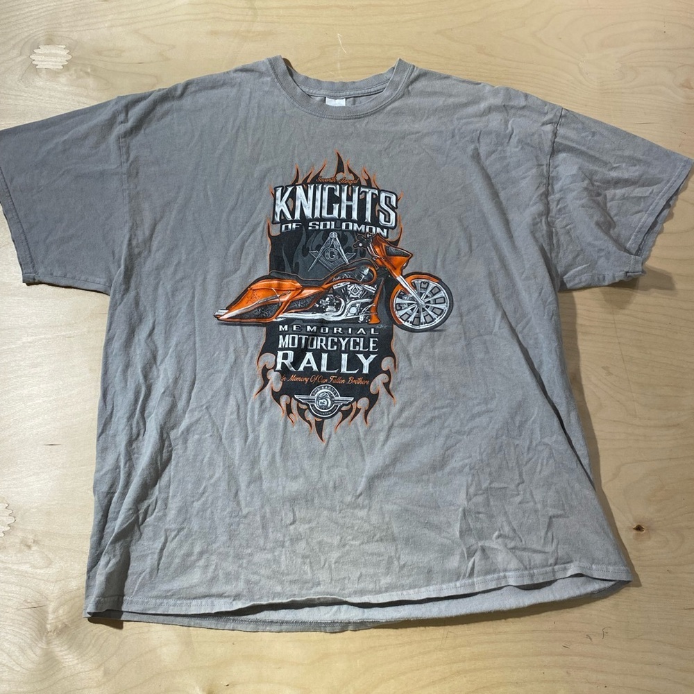Gray Knights of Solomon Motorcycle Rally T-Shirt 2XL (GD)